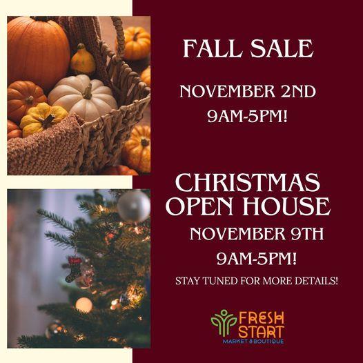 Fresh Start Market Fall Sale