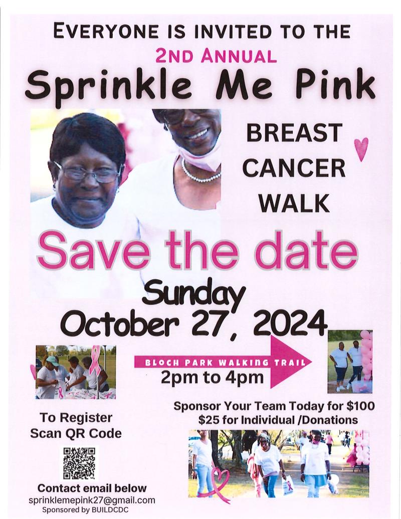 2nd Annual Sprinkle Me Pink Breast Cancer Walk