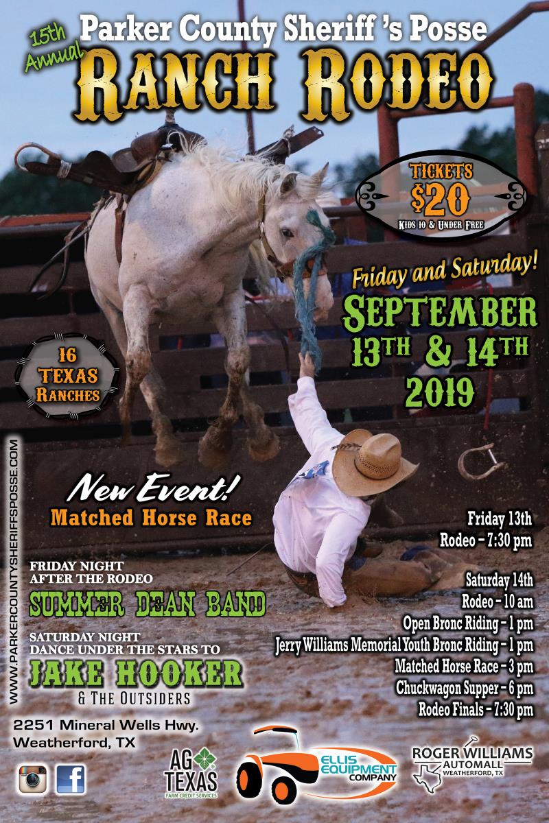 PCSP RANCH RODEO & JAKE HOOKER & THE OUTSIDERS