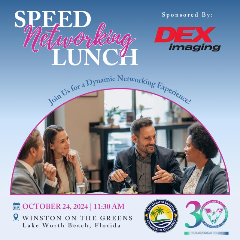 Joint Speed Networking Lunch with Lantana Chamber