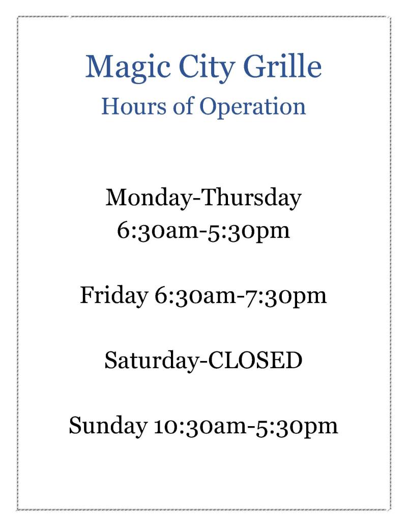 Magic City Grille Inc