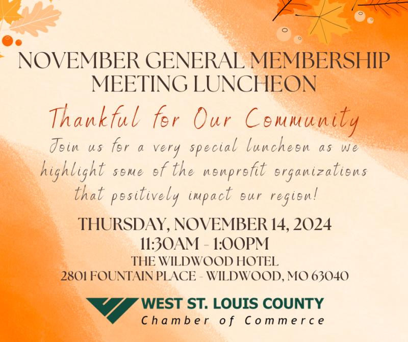 General Membership Meeting November