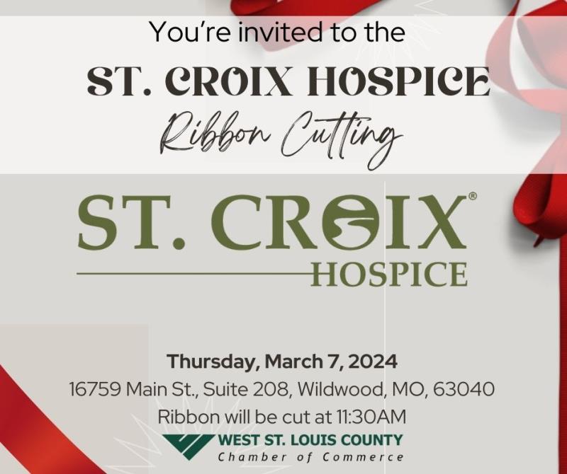 Ribbon Cutting - St. Croix Hospice