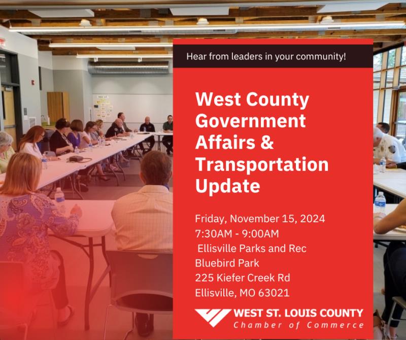 West County Gov. Affairs & Transportation Update