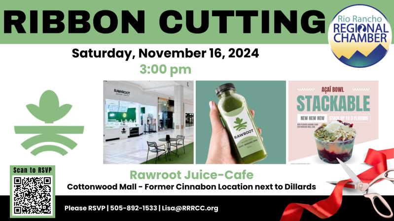 Ribbon Cutting - Rawroot Juice-Cafe