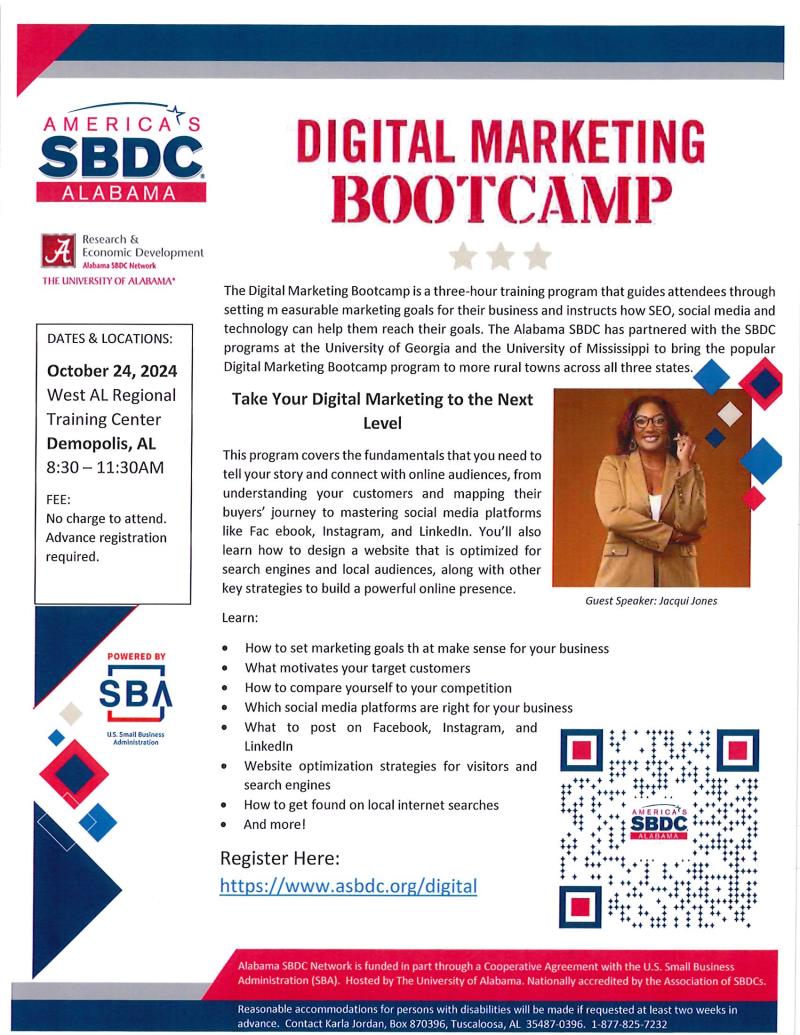 SBA- Digital Marketing Boot Camp