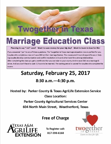 Twogether in Texas Marriage Education Class