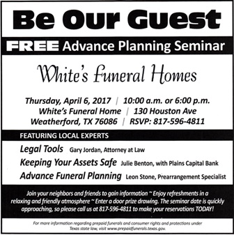 FREE Advance Planning Seminar