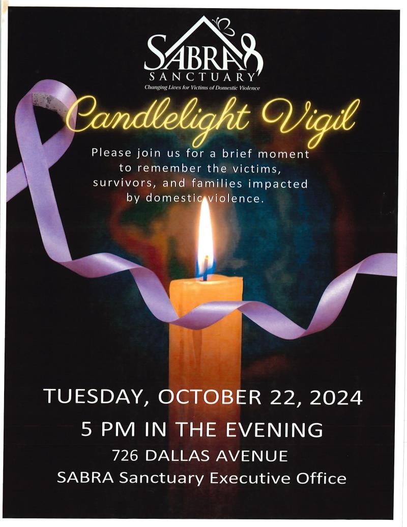 Sabra Sanctuary Candlelight Vigil