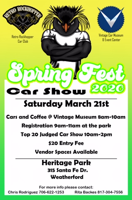 Spring Fest Car Show 2020