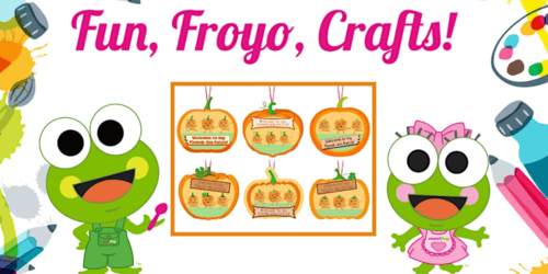 Free Thumbkin Pumpkin Craft at sweetFrog Salisbury