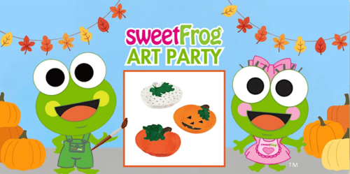 Ceramic Pumpkin Paint Craft at sweetFrog Salisbury