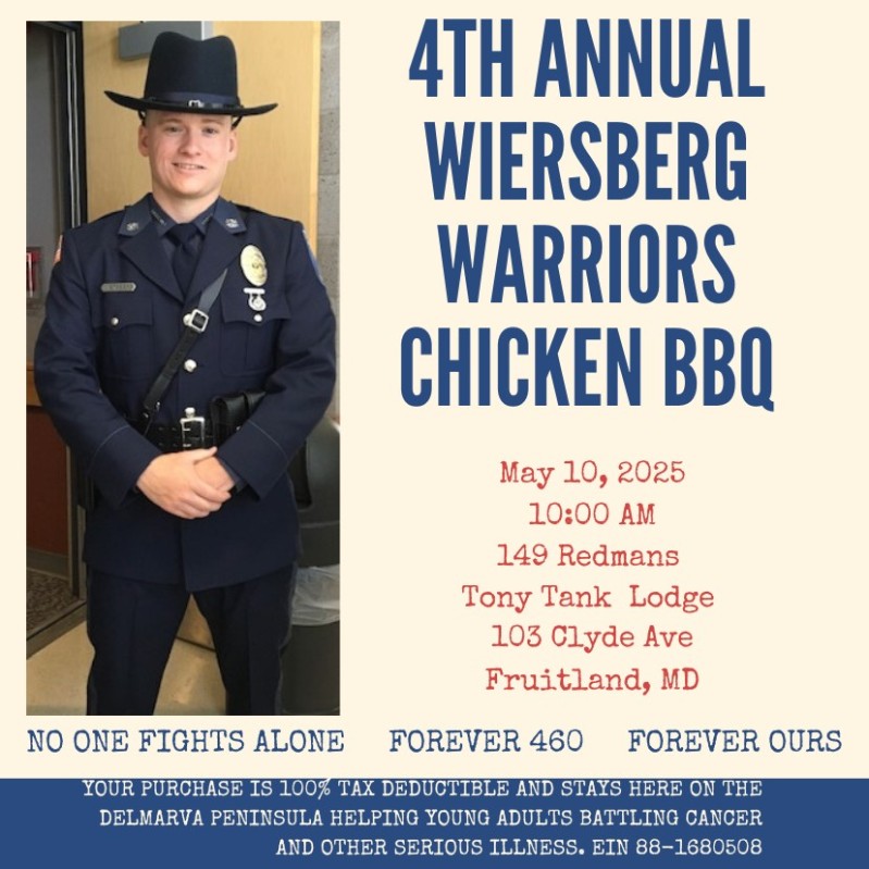 Wiersberg Warriors Foundation 4th annual chicken bbq