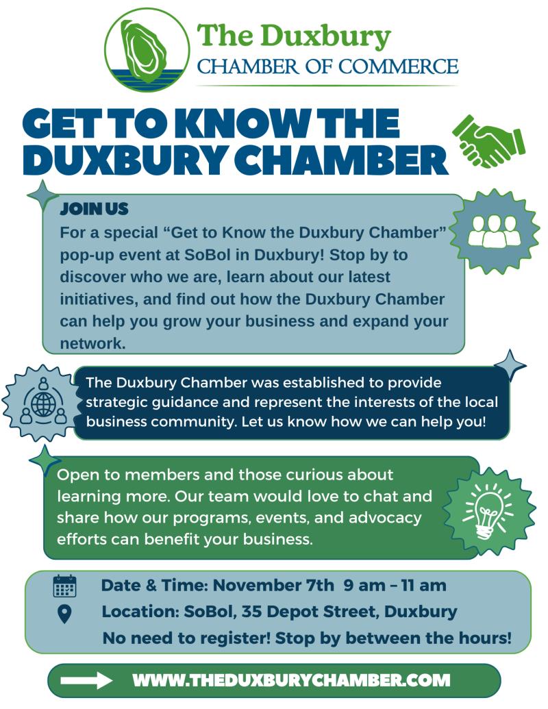 Get to know The Duxbury Chamber