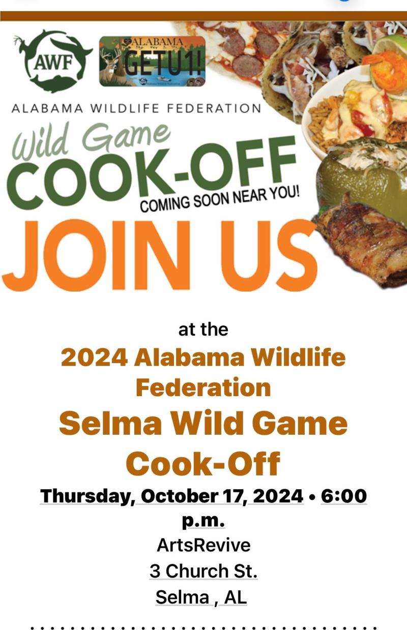 Alabama Wildlife Federation Wild Game Cook-off