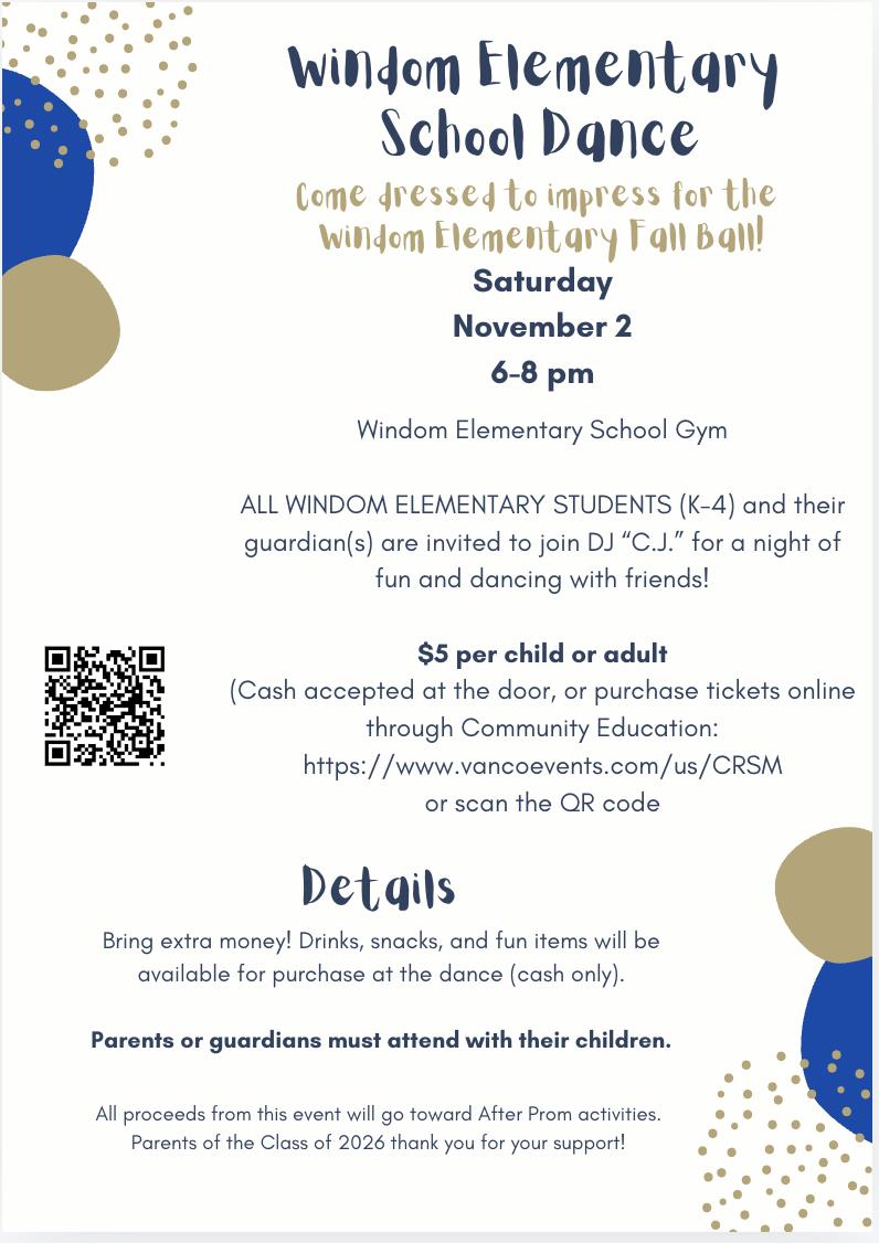 Windom Elementary School Dance