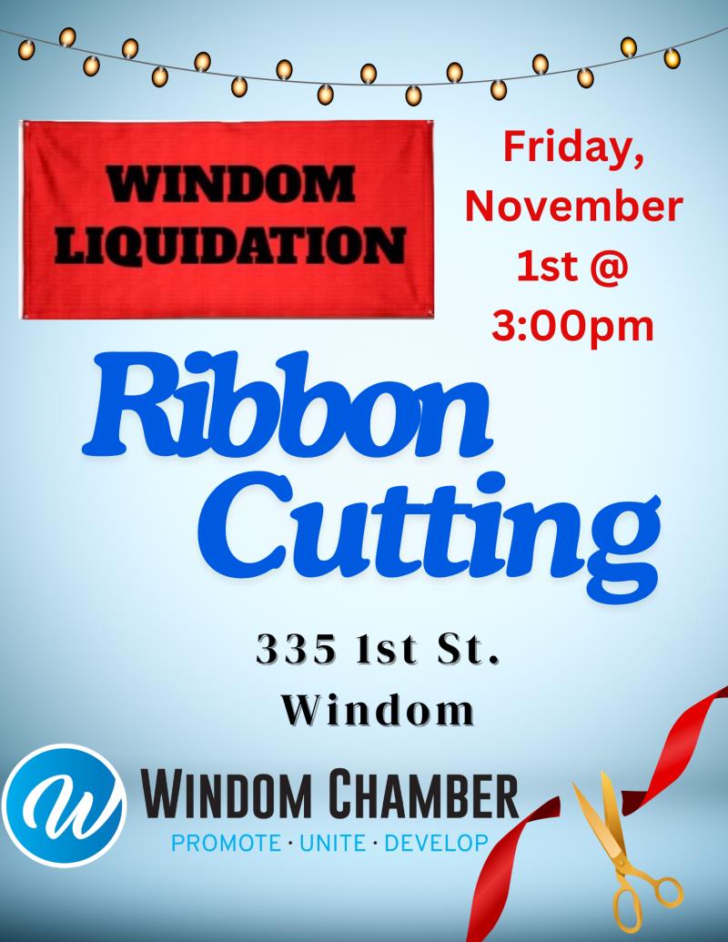 Windom Liquidation Ribbon Cutting