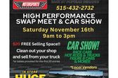 Annual Swap Meet *FREE TO SET UP* & Car show