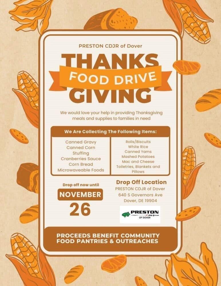 Thanksgiving Food Drive