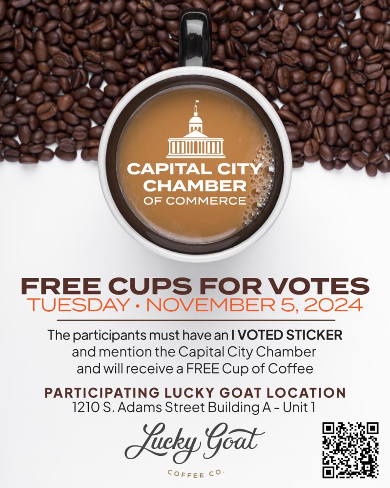 Free Cups for Votes: Free Coffee on Election Day!