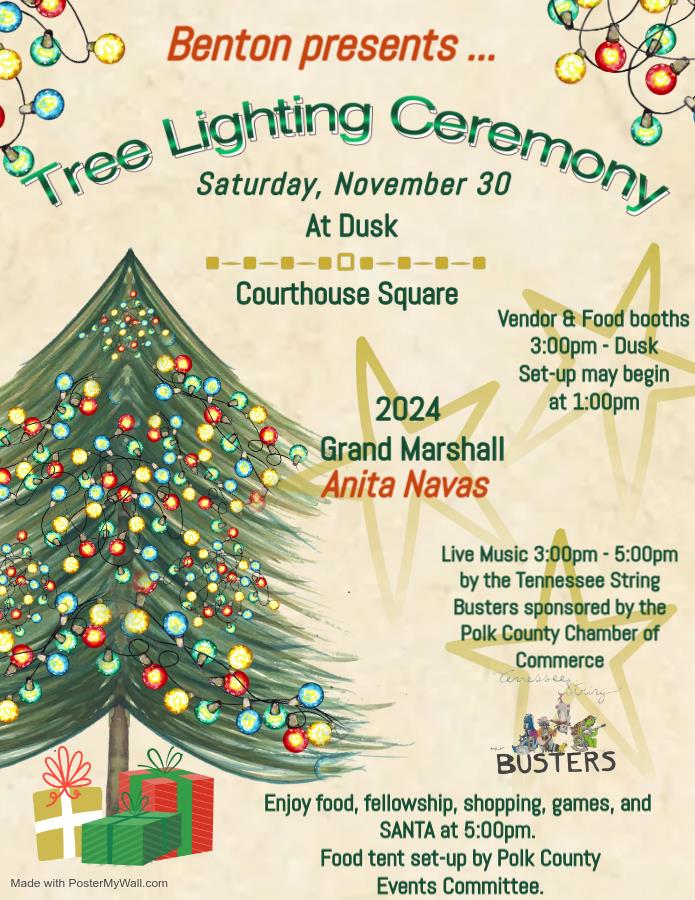 Christmas Tree Lighting at the Courthouse Square