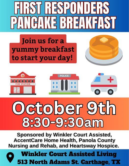 First Responders Pancake Breakfast