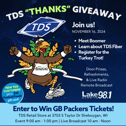 TDS "Thanks" Giveaway