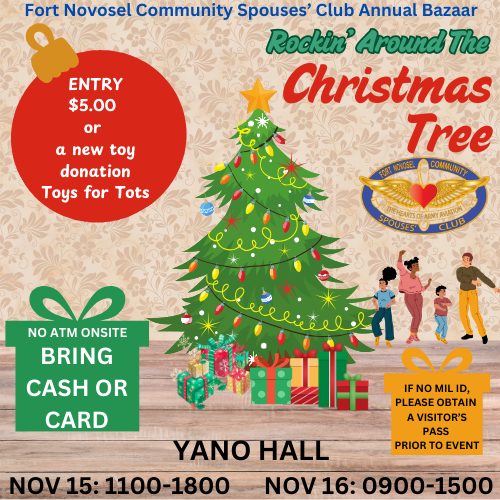 Fort Novosel Community Spouses’ Club Holiday Bazaar