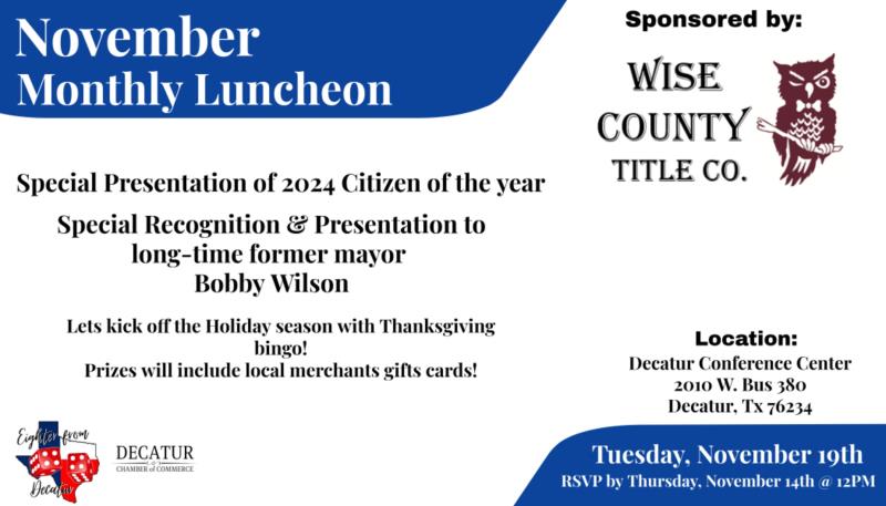 November Chamber Luncheon