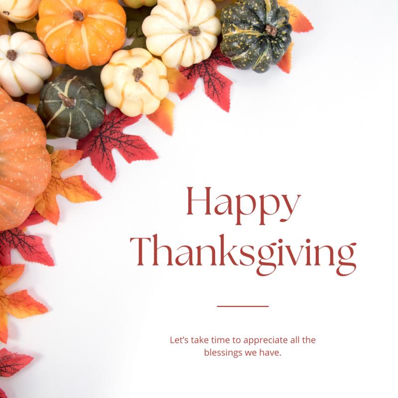 Thanksgiving - Office Closed