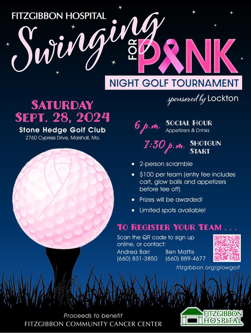 Swinging for Pink - Night Golf Tournament