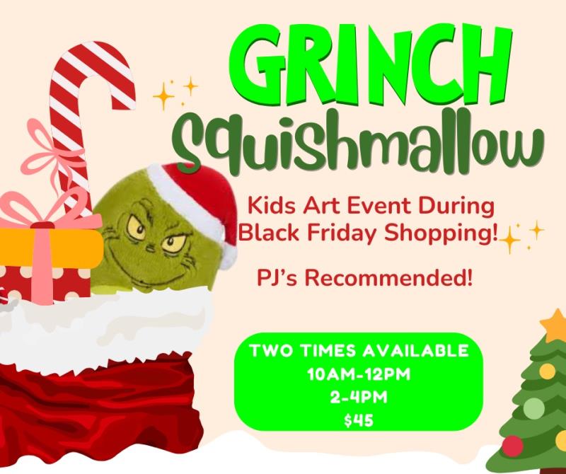 Grinch Squishmallow Painting Party