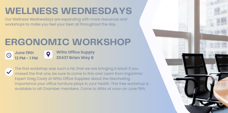 Wellness Wednesday: Ergonomic Workshop at Witt's