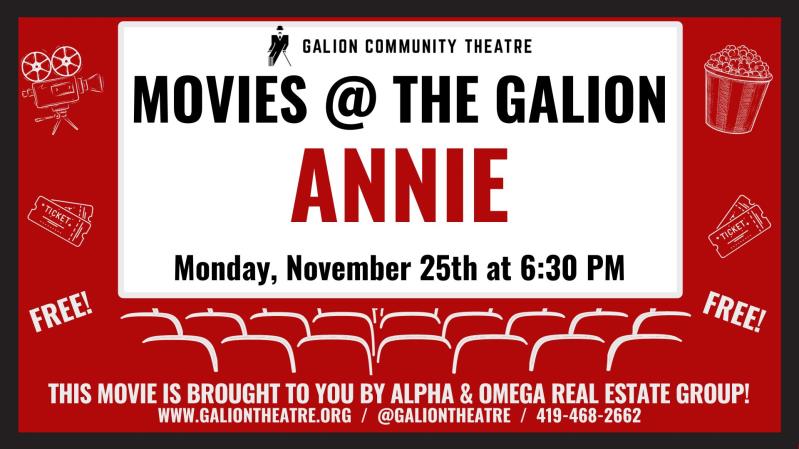 Movies @ The Galion: ANNIE