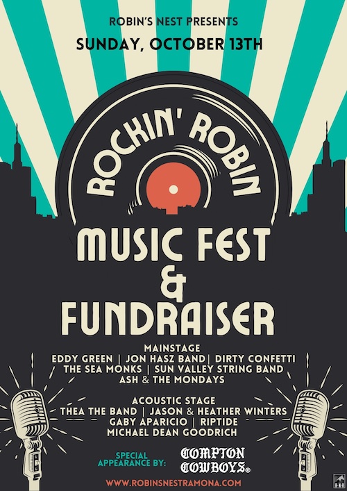 2nd Annual Rockin Robin Music Fest and Fundraiser