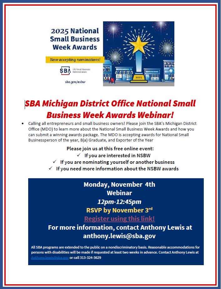 National Small Business Awards Week