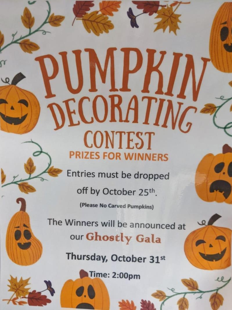 Pumpkin Decorating Contest