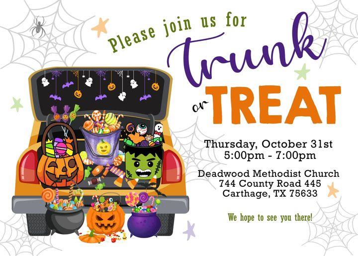 Trunk or Treat - Deadwood Methodist Church