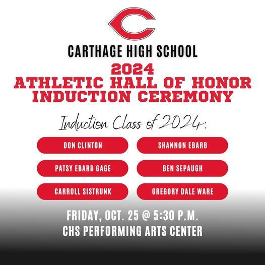 CHS 2024 Athletic Hall of Honor Athletic Ceremony