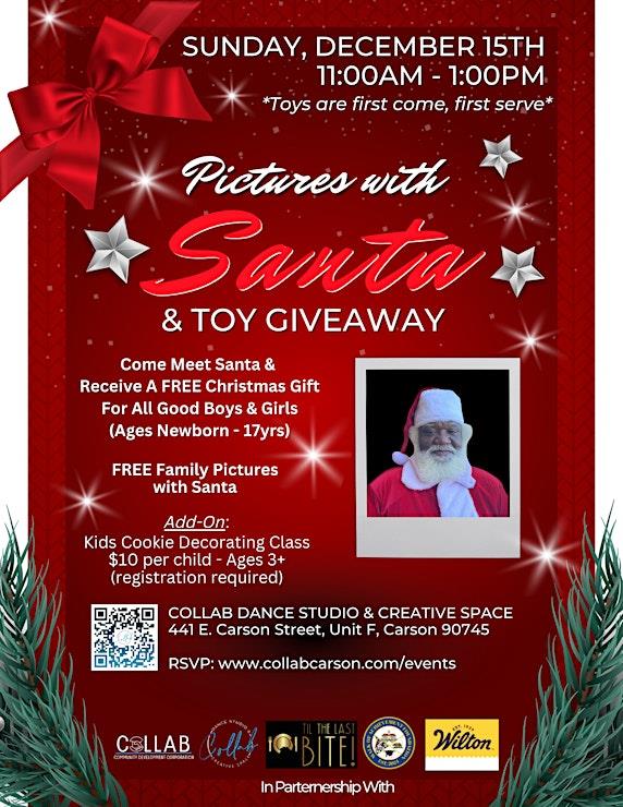 Pictures with Santa & Toy Giveaway