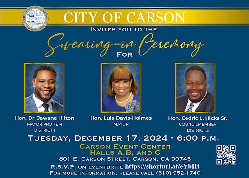 City of Carson Swearing in Ceremony