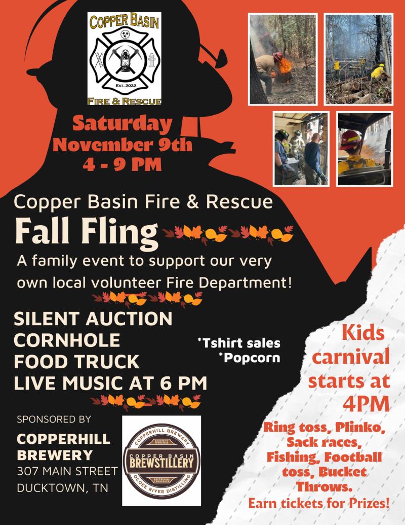 Copper Basin Fire & Rescue Fall Fling