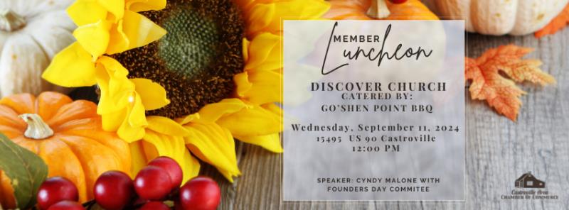 September Member Luncheon