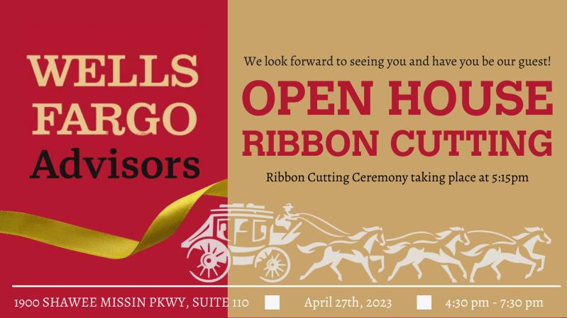 Wells Fargo Advisors Open House, Ribbon Cutting
