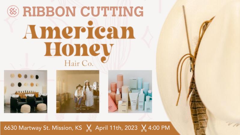 Ribbon Cutting for American Honey Hair Co.