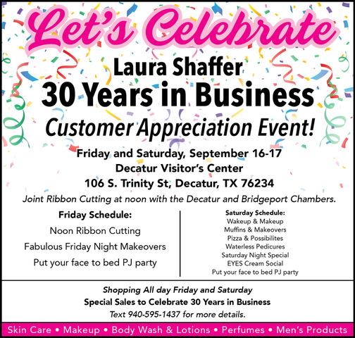 Laura Shaffer 30 Years in Business Celebration