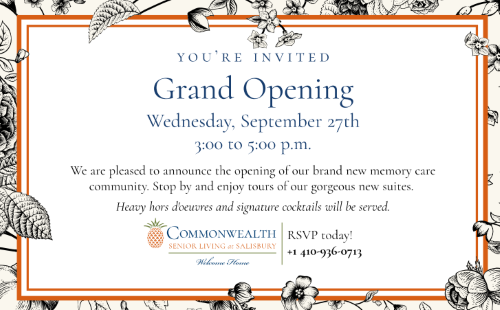 Grand Opening - Memory Care Expansion