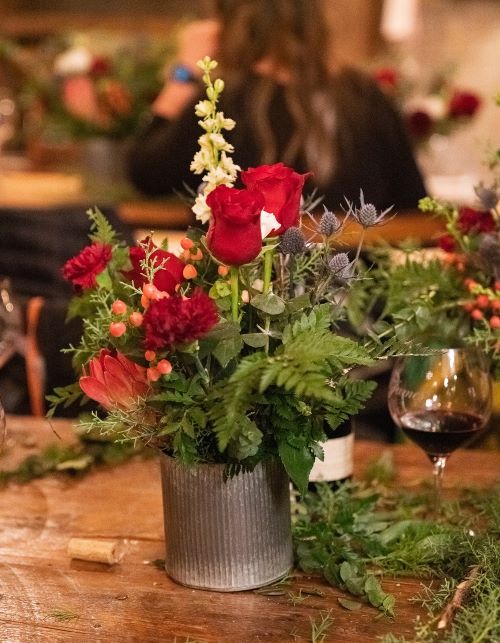 Food and Floral Workshop at Chris James Cellars