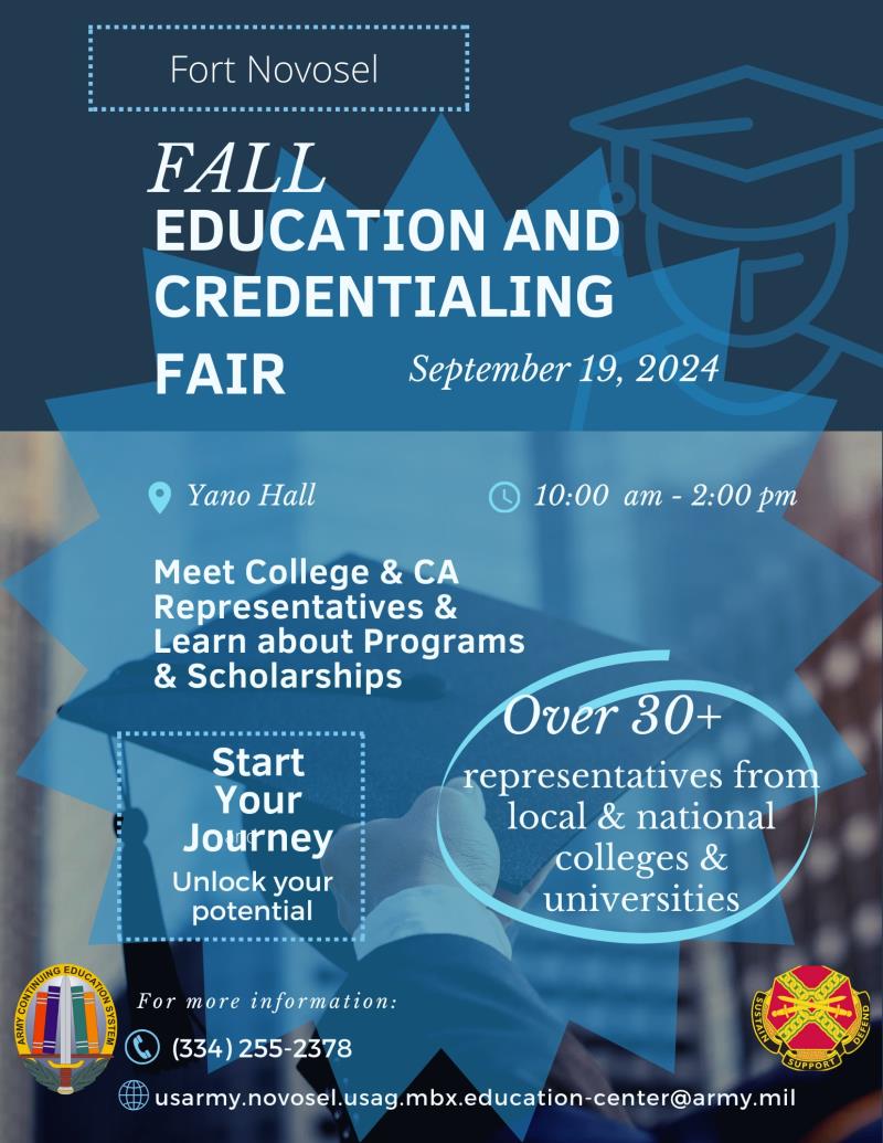 Fall Education and Credentialing Fair